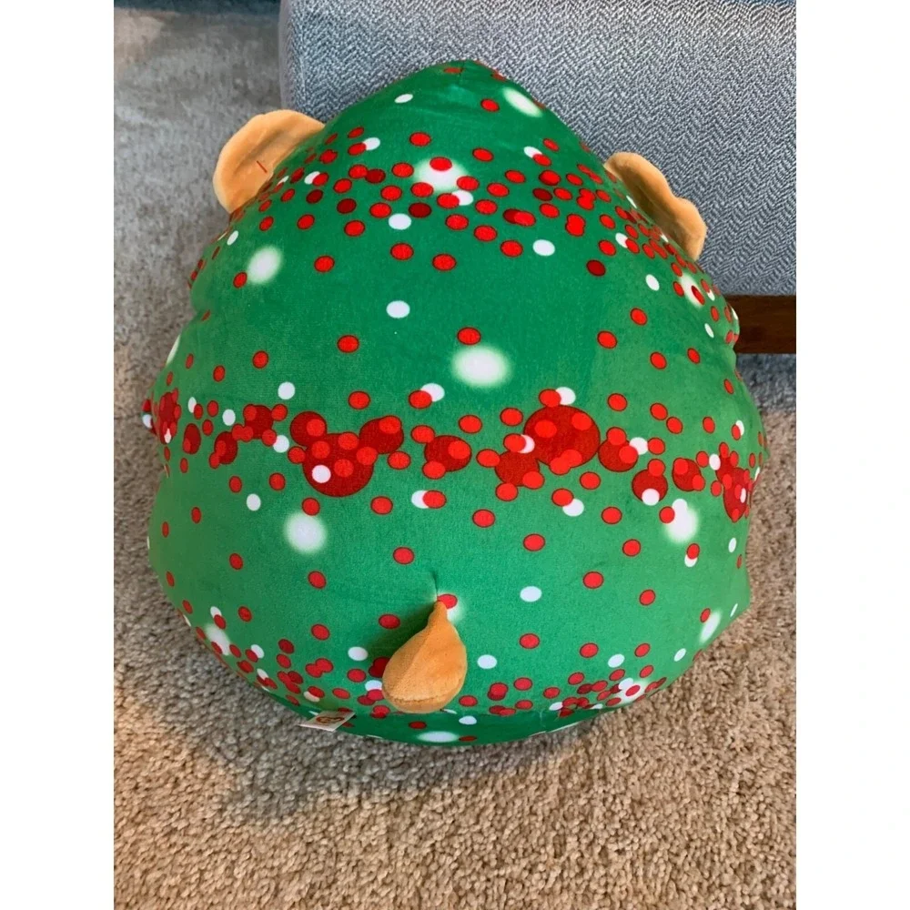 Ty Squishy Beanies Collection‎ New w Tag Everett Large Plush Holiday Bear Toy